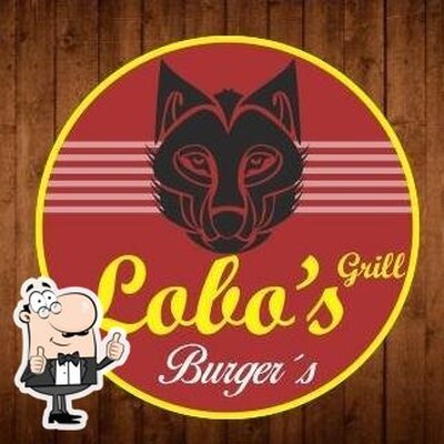 O logotipo do LOBO'S GRILL BURGER'S