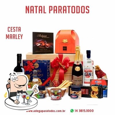 O Adega Paratodos serve álcool