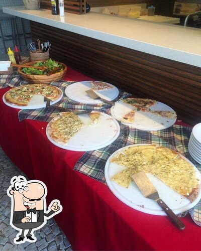 O interior do Pizza Ambiente