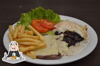 Platos en Bloom's Burger