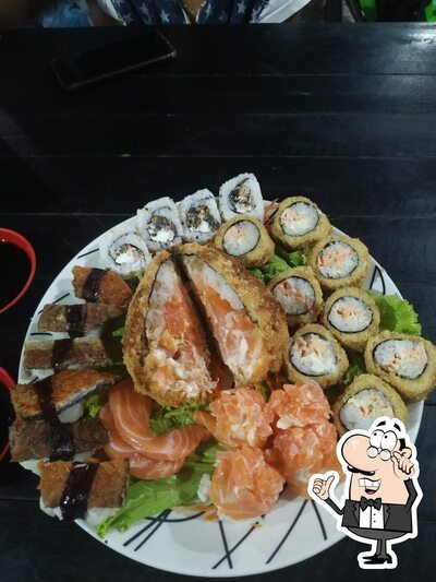 O interior do Mix sushi
