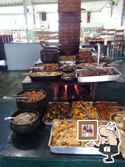 O interior do Restaurante Ranchão