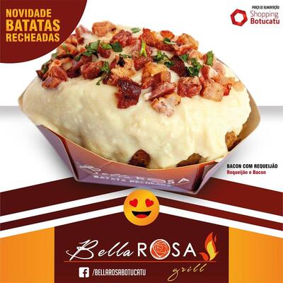 Aqui está a publicidade do Bella Rosa