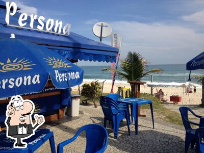 O interior do quiosque do waldir