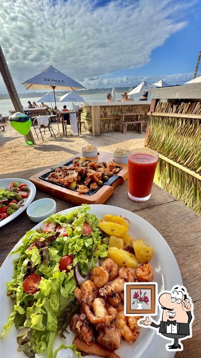 O interior do Corais Gunga Beach Club