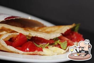 Comida em Opção Crepe Buffet