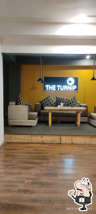 The interior of The Turnip - Pan-Indian Restaurant