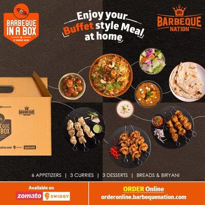 Here’s the advertisement of Barbeque Nation