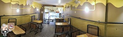 The interior of SipOn Cafe