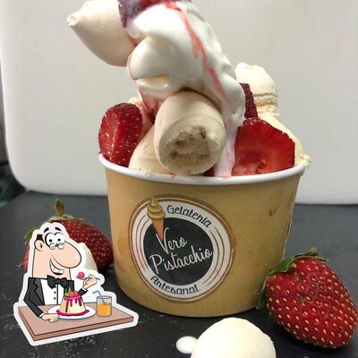 Não esqueça de pedir uma sobremesa no Vero Pistacchio Gelatos Artesanais