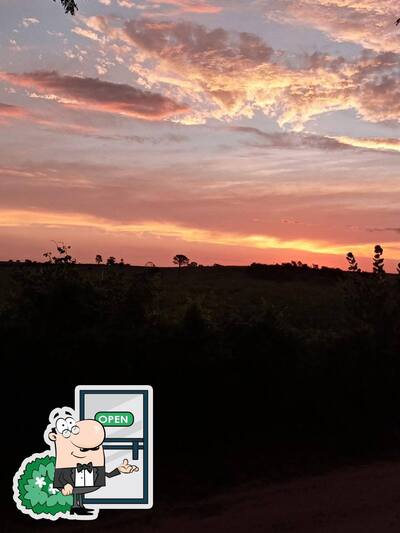 Desfrute da vista da área externa do Pesqueiro e Acampamento Baldin