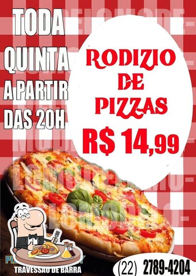 No Pizzaria Do Billy, você pode provar pizza