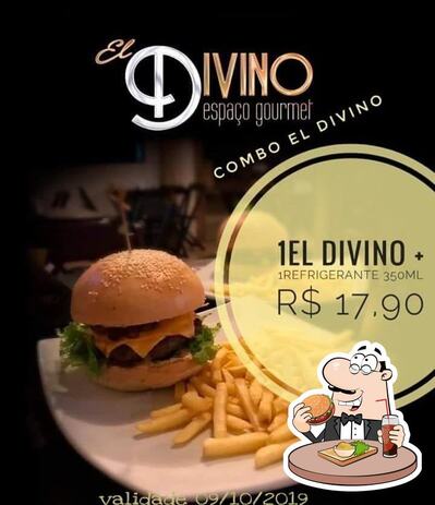 El Divino serve uma escolha de opções para os amantes dos hambúrgueres