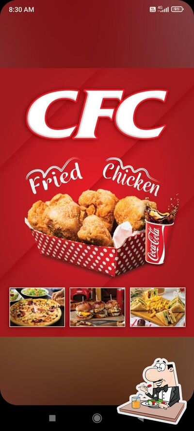 Meals at CFC AND RESTAURENT