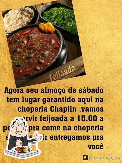 Comida em Choperia Chaplin