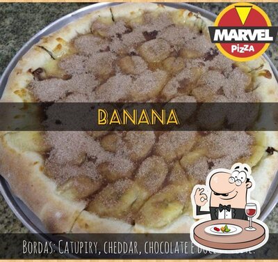 Platos en Marvel Pizza