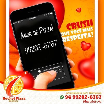 Aqui está a publicidade do Rocket Pizza Delivery