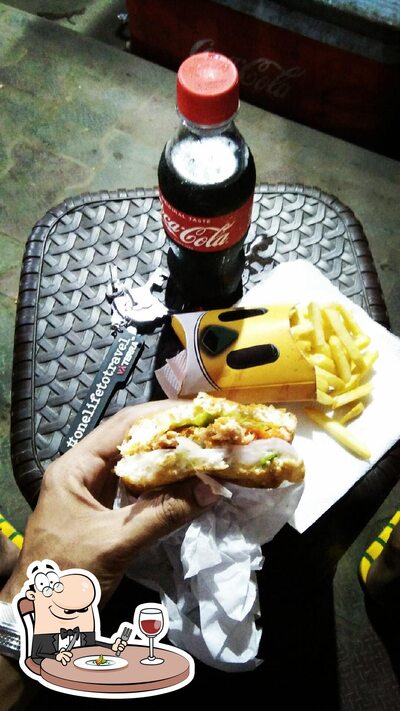 Food at Burger Bar
