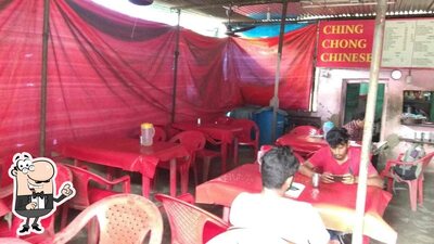 Take a seat at one of the tables at Ching Chong Chinese Center