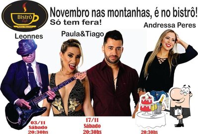 O Bistrô Pedra Menina provê um espaço para hospedar um jantar de casamento