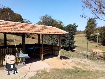 O interior do Pesqueiro Pé Da Serra