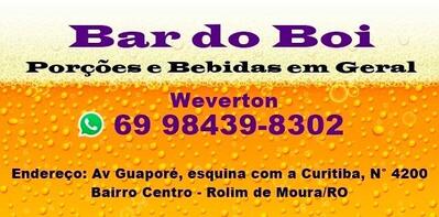 A marca do Bar do boi