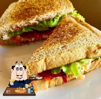 Coma um sanduíche para o almoço ou jantar
