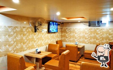 The interior of Purnima Restaurant
