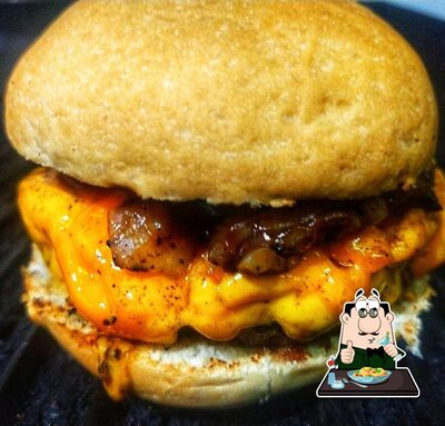 Comida em Black Buffalo Burger