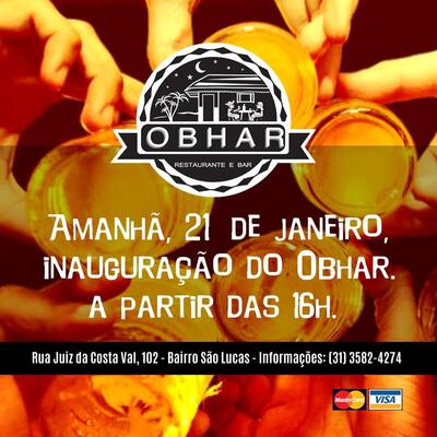 Olhe as informações sobre o OBHAR
