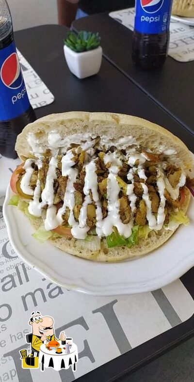Nourriture à Kebab trailer