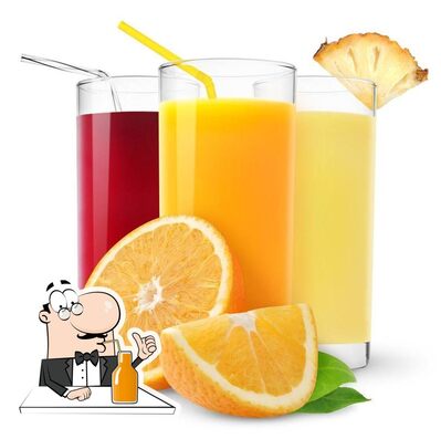 Bar Pit Stop serve uma gama de bebidas
