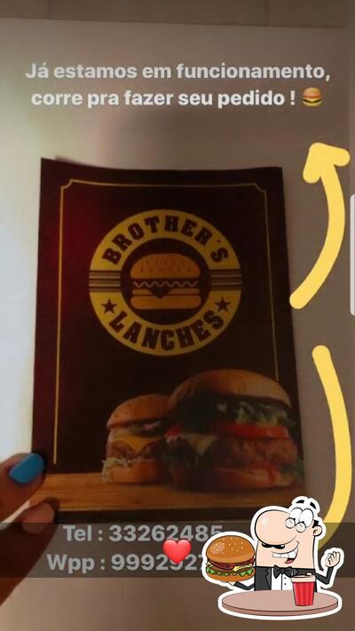 Os hambúrgueres do Brother's Lanches irão satisfazer diferentes gostos