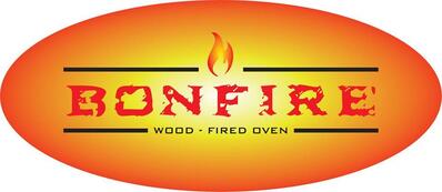 Bonfire Restaurant Leh has its own logo