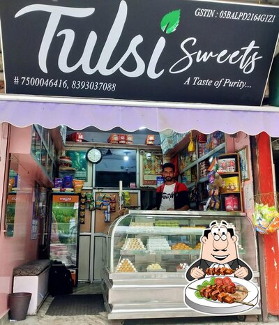 Food at New Tulsi Sweets