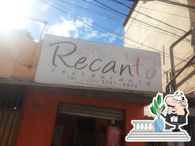 O exterior do Recanto Restaurante