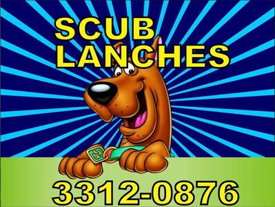 Aqui está a publicidade do Scub lanches