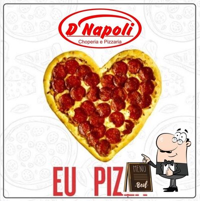 A publicidade apresenta informações sobre o D'Napoli - Choperia & Pizzaria Rondonópolis MT