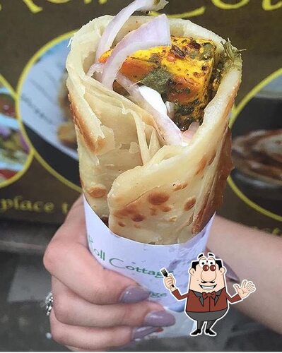 Food at Qwick Grab Roll( Kathi rolls n more)