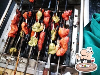 Food at Black Pearl Barbeque Restaurant
