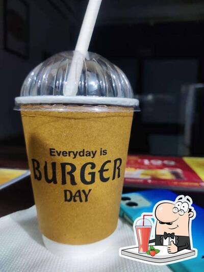 Try out various drinks available at Burger Day