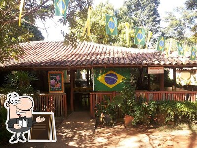 Desfrute da vista da área externa do Pamonharia e Restaurante Arapuka