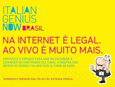 A publicidade mostra informações sobre o Italian Genius Now
