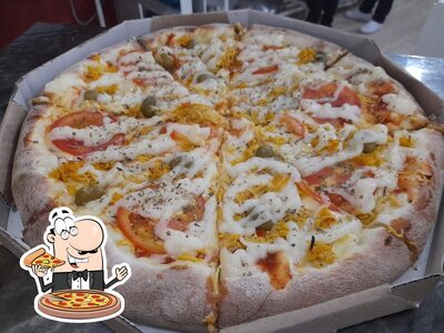 Consiga pizza no Pizzaria e Restaurante Maná