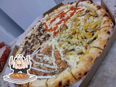 Peça diferentes tipos de pizza
