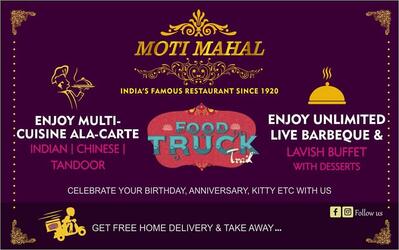 Here’s the advertisement of Moti Mahal Food Truck Trail