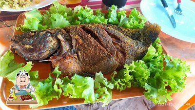 Bar do peixe serve pratos de carne