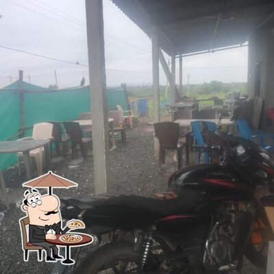 Enjoy the view at the outside area of Vishnu Restaurant