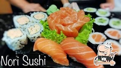 Presenteie-se com sushi no Nori Sushi e Restaurante