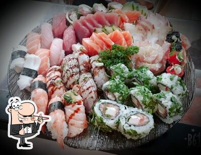 Prove diferentes opções de sushi